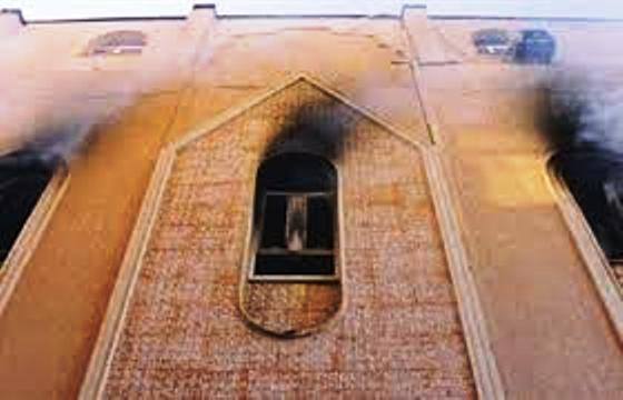 Morsy's supporters attack church and properties of the Copts